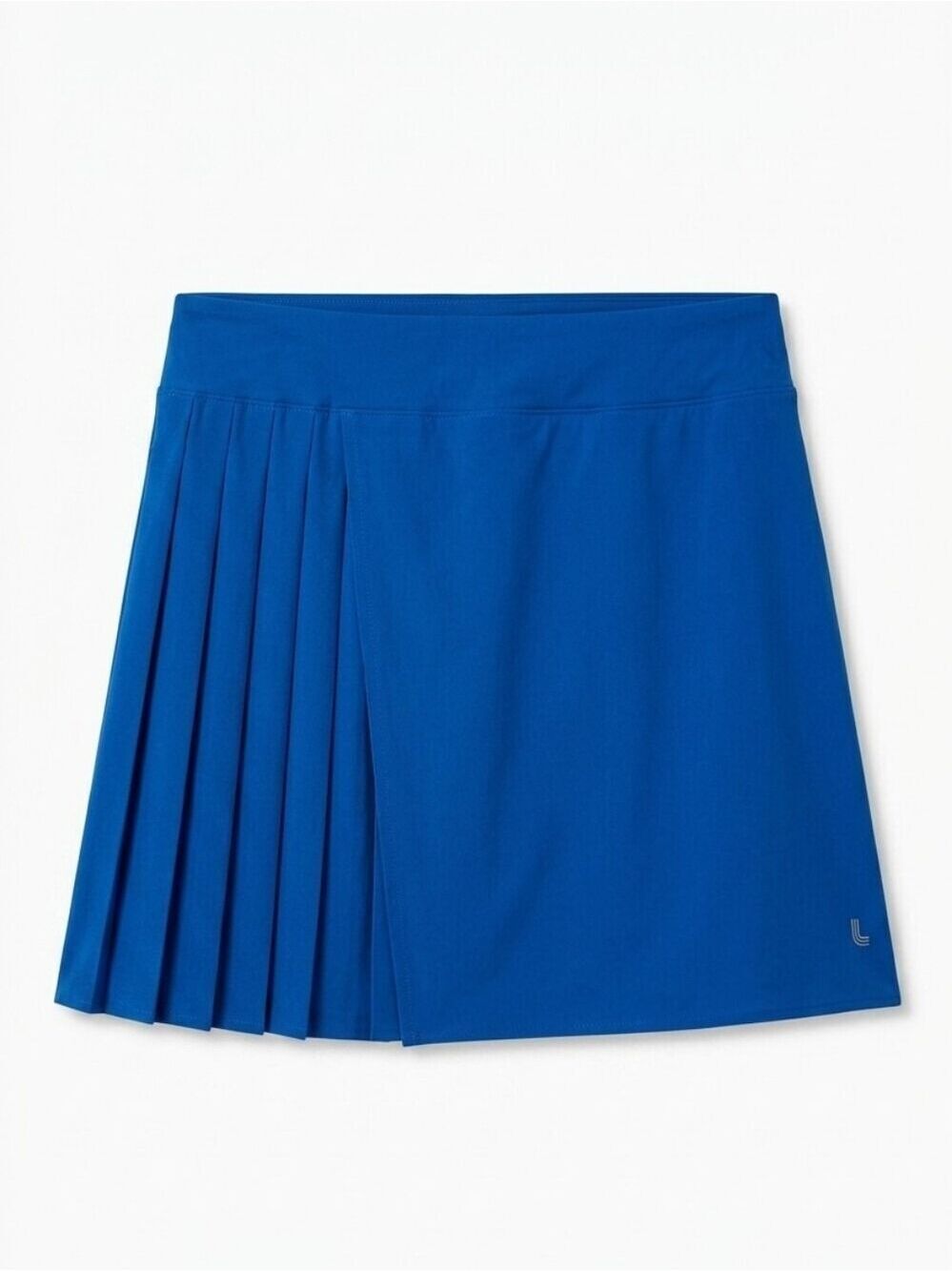 NWT Size Medium Lole Royal Blue Pleated Athletic Skort with Hidden Pockets